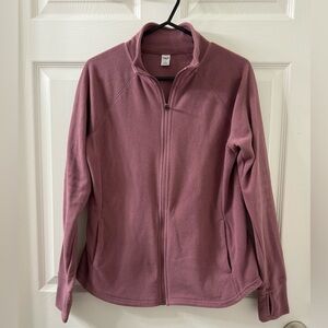 Old Navy Active Mauve Fleece Jacket - S